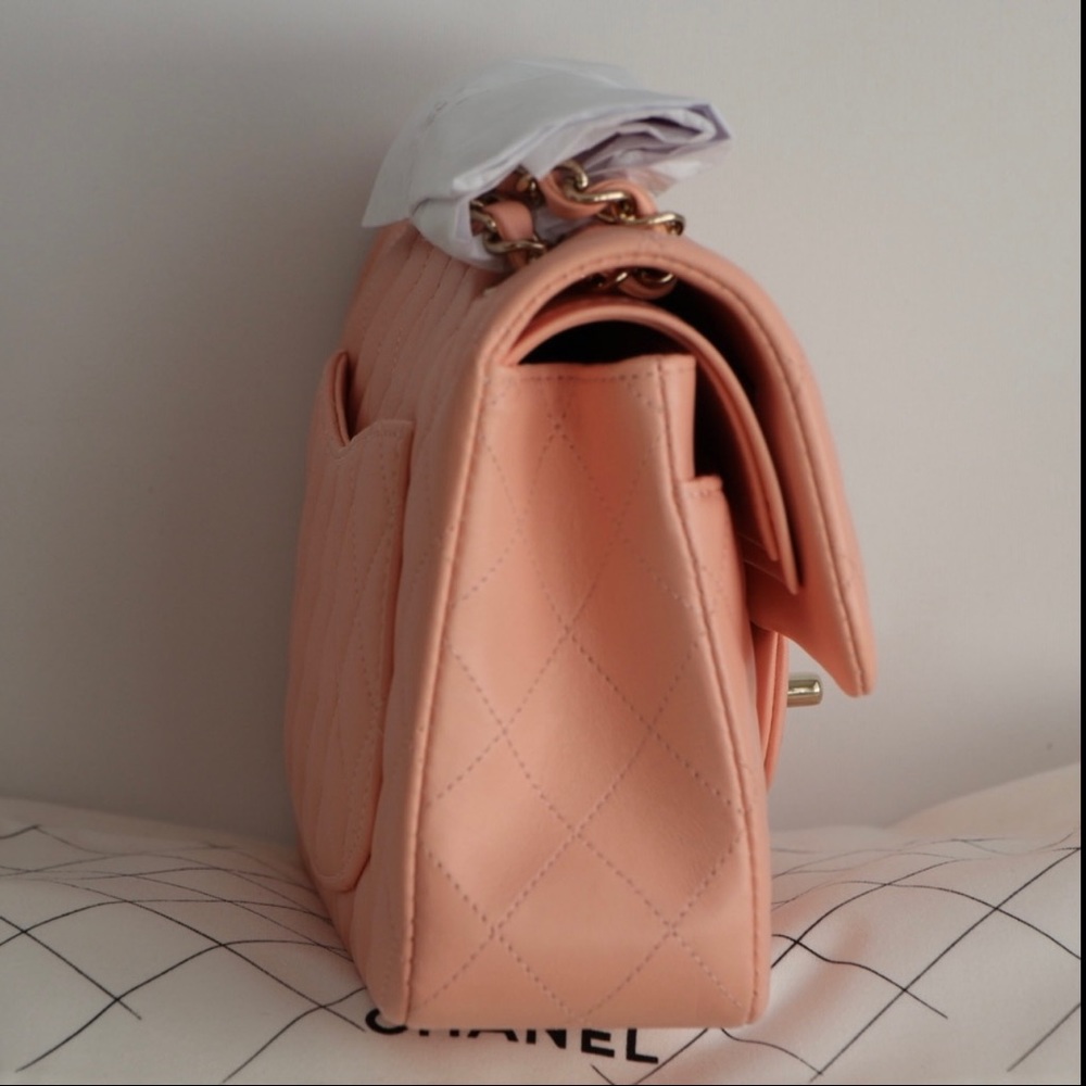 Chanel Small Classic Flap Lambskin LGHW Brand New in Box - Picture 5 of 6
